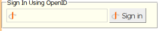 OpenID login box